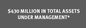 $375 Million in Total Assets Under Management*