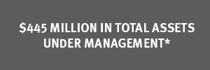 $445 Million in Total Assets Under Management*